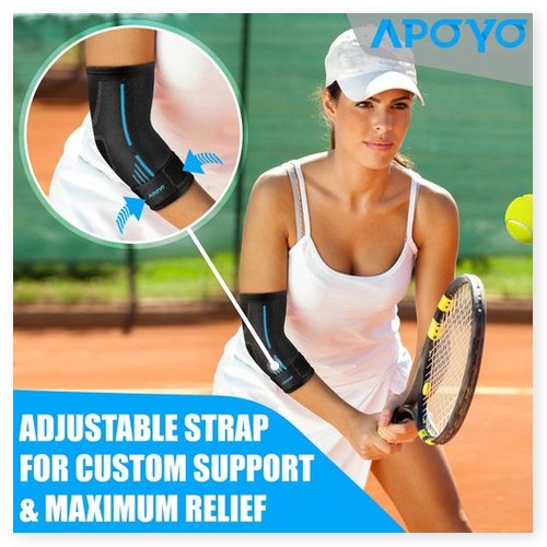 APOYO Elbow Brace for Tendonitis and Tennis Elbow 3