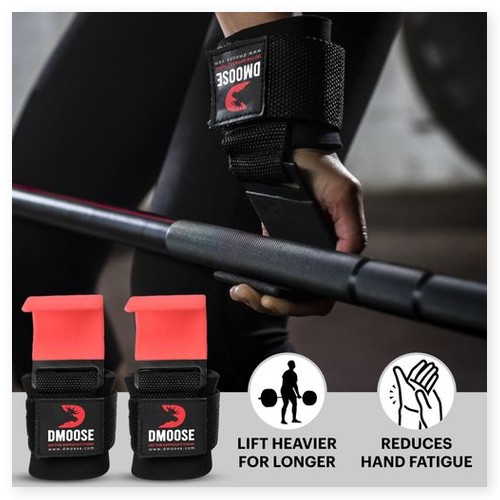 DMoose Fitness Weight Lifting Grips 3