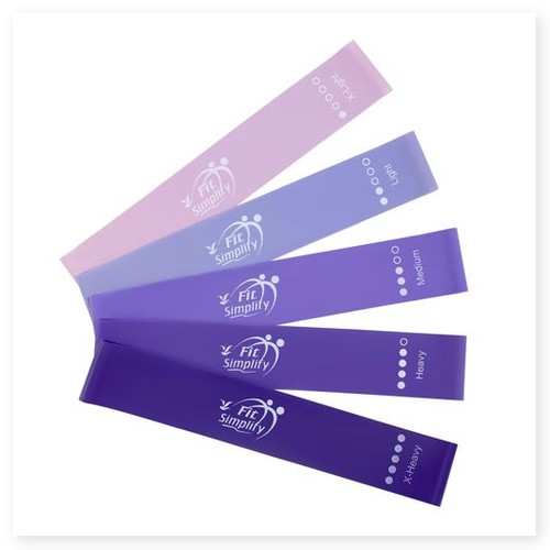 Fit Simplify Resistance Loop Exercise Bands 3