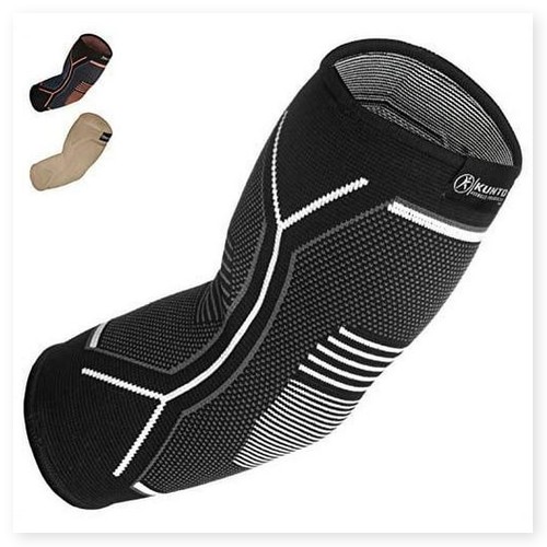 Kunto Fitness Elbow Brace Compression Support Sleeve 3