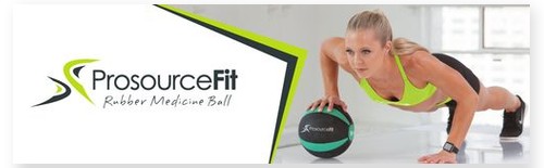 ProsourceFit Weighted Medicine Ball for Full Body Workouts 3