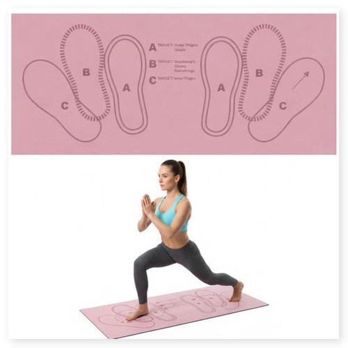 Squat Mat With Foot Position