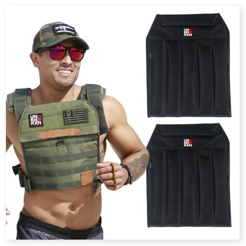 Unbrokenshop Adjustable Weighted Vest with Sand Plates 2