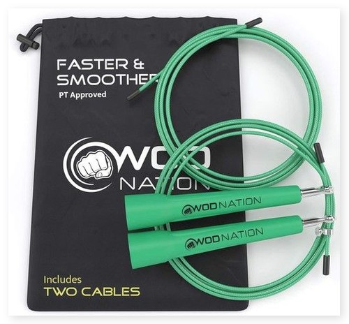 WOD Nation Adjustable Speed Jump Rope 2