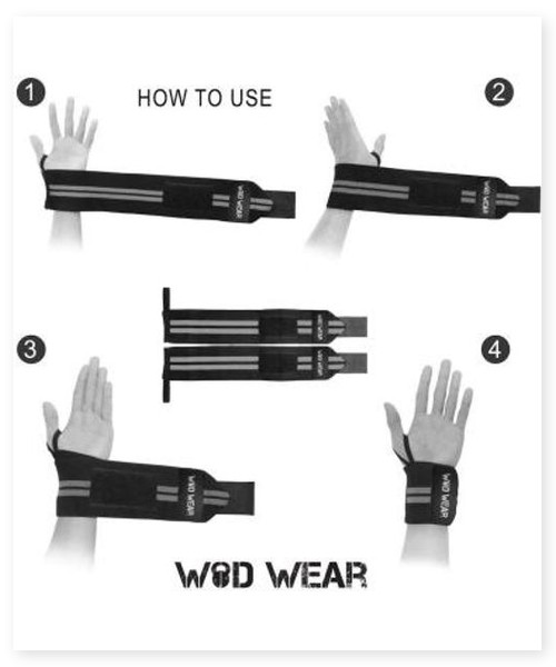 WOD Wear Wrist Wraps for Powerlifting